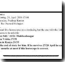 On 22 April  a Saturday  when I was going to the Bharatiya Vidya Bhawan  I got from R S  Pawar  the co author of the book on