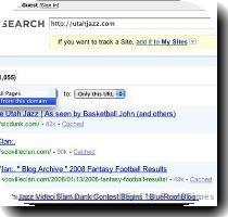 select  Except from this Domain  in the dropdown  Otherwise you ll see links from your own pages included  The Site Explorer tool also includes other useful info  feel free to poke around  Other Microsoft and Ask com currently don t allow users to check backlinks  How to use this information