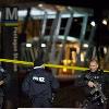 <p>Pentagon police patrol the Pentagon after a shooting in Washington  Thursday  March 4  2010  A gunman coolly drew a weapon from his pocket and opened fire at the teeming subway entrance to the Pentagon complex Thursday evening  wounding two police officers before being shot and critically wounded  officials said  < p>