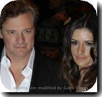 <p>British actor Colin Firth and his wife Livia Giuggioli arrive for the Elle Magazine style awards in central London February 22  2010  REUTERS Andrew Winning < p>