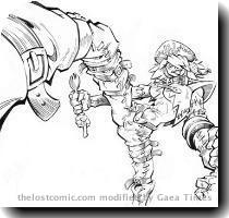 SIGN comforting  and  Bracelet of the Twilight  was a cute wind down from a very serious set of games and anime  But  on first exposure the new Kite was quite hostile and over cyberpunk    So I made him into a her  Azure Kittie  Figured it would be good to post some of my odd follies here on my comic s webite  Now I need to get back to business on The Lost Boys   Sunday