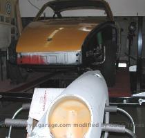 the foglight relays in the drivers side cowl of the car and patching the undercoating so that work will be done when I m ready to mount the fender for final fitting and cosmetic bodywork