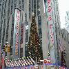 The Christmas tree on Radio City Music Hall The Christmas tree on Radio City Music Hall