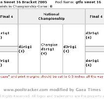 Print Picks View  Click to view full image  Allows players to print their picks on 1 sheet of paper