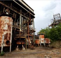 Why mention Bhopal  Because the New York Times had an article about it on July 9th  Slideshow here   Hundreds of tons of waste still languish inside a tin roofed warehouse in a corner of the old grounds of the Union Carbide pesticide factory here  nearly a quarter century after a poison