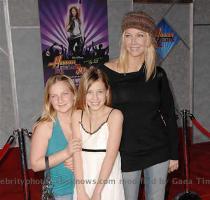 Heather Locklear  daughter Ava and a friend at the Hannah Montana   Miley Cyrus  Best Of Both Worlds  world premiere  Related Celebrity Photo posts