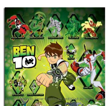 Ben 10 se poate transforma folosind Omnitrix ul in nenunarate forme de viata extraterestre  Omnitrixul ii rescrie ADN ul pentru a reproduce 10 specii extraterestre  Apoi specile se inmultesc  Cei 10 extraterestri originali 1 Diamondhead   cap de diamant 2 Fourarms   patru brate