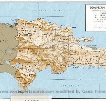 Maps of Dominican Republic  small large