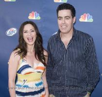 Adam Carolla and Teresa Strasser