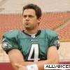 Kevin Kolb throws a 71 yard completion for a touchdown pass on the opening drive for the Eagles  Desean Jackson makes the connecton to tie the game
