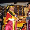 PHOTO  CH  VIJAYA BHASKAR Dr  NTR University of Health Sciences Vice Chancellor A V  Krishnam Raju  right  presenting honorary degree of Doctor of Science to noted