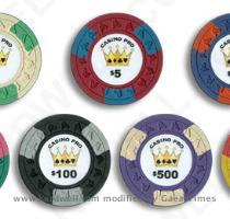 Pre Denominated Casino Pro Poker Chips  Larger Image