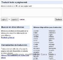 est� a la mano  tienes ordenado en pesta�as la traducci�n de webs  traducci�n de b�squeda  diccionario y herramientas  Adem�s te muestra un peque�o cuadro con los idiomas soportados  Peque�os cambios que hacen que el Google Translate sea mas usable  algo a los que la gran G ya nos tiene acostumbrados  Pd1   Para los que usen blogger  Notaron que las entradas ahora