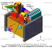 engine that is to replace the Russian cryogenics engine currently used as the fourth stage of the GSLV  Later in the year ISRO plans to launch the RISAT satellite atop a PSLV launcher  Oceansat  2 is the second in the series of IRS satellites dedicated for ocean research  Photo Credit  ISRO Oceansat   2 The Oceansat  2 is a three axis body stabilized satellite that