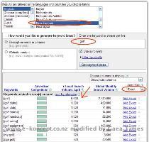 Lets use the Google keyword tool to see what people are searching for related to the keyword Golf   Google keyword tool results Note  I have regionalised the search to New Zealand  reflecting a New Zealand market share  I also changed the match type to exact  You can see that the keyword Golf  is the most common