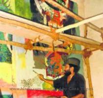 Cennini  Surinder Joshi s first mural  Beyond the City  at the IIHMR  Jaipur  was created on a waterproof