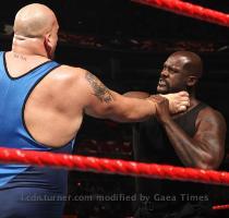 Shaquille O Neal    Courtesy of WWE Interesting couple of days for Shaquille O Neal   On Sunday  he tried to casually visit the White House