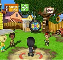 your Wii mote plays a huge role in every mini game  The distance lawn darts  horseshoes  and basketballs fly are all determined by how much oomph players exert in their swinging motions  Page 1 |