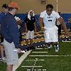 Henderson in the broad jump Dorin Dickerson gets full extension in the broad jump