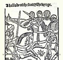 Images First Page of  A ballade of the Scottyshe Kynge   1513   Title page of  Against a Comely Coystrowne   Rastell  1527