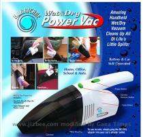 Hurricane Handheld Cordless Wet Dry Vacuum Cleaner For Car Home Office