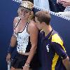 This was a cute one of Bethanie Mattek Sands   lol   the ball boy staring at her jugs