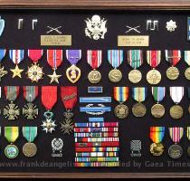 me  The price is $4000 each and 100  of the proceeds will go to the Injured Marines Semper Fi Fund   Each oak frame is 26  wide x 18  high  Please e mail me if you are interested  Click here to view shadowbox  photo and Major Audie Murphy s Medal of Honor Citation