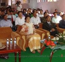 Silver Jubilee 2008  Mr  Yajen Aier  Retd  Director of Education  Mrs  Nini Meru  Chairman  Nagaland Board of School Education  Dr  Sh�rhozelie  Minister of Urban Development   Higher