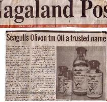 Seagulls Olivon TM Oil a trusted name Nagaland Post  12 January  2005