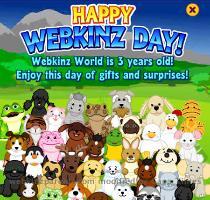 Don t forget to visit Webkinz today for Webkinz Day  Tuesday  April 29  2008   admin You want to login and get you Webkinz 3rd birthday wish  today