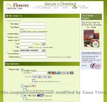After you are finished bargain shopping  enter the promotional code into the coupon or deal box during the checkout process  Click  Ctrl V  to paste the coupon code into the directed section  If there is no coupon code  you can skip this step  While checking out  make sure that any Proflowers com discounts  freebies or free shipping offers are applied to your order and then