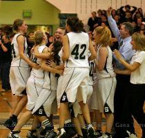 Lady Spartans won 50 48 on a buzzer beater jumper by Carlie Wolken  Thank you seniors for your leadership  effort and great play during your careers at Skyline  We wish all of you the best