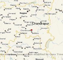 Select Chandrapur Location Map Detail  Regional Map | Local Map | Street Map