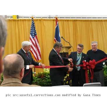 The Wyoming Department of Corrections  WDOC  officially opened the Wyoming Medium Correctional Institution  WMCI  in Torrington Wednesday  January 6  with a ribbon cutting