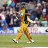 Ricky Ponting of Australia walks off after being lbw to Jerome Taylor during their ICC World Twenty20 match against the West Indies at The Oval in London   AFP Photo