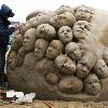 Sculpture Sand Sculpture Typewriter