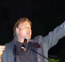 were not as crowded in the center of the festival  We hope you ll join us for the 28th Annual Downtown Hoedown in 2010    PHOTO BY JIM HINDY   �MAGAZINE OF COUNTRY MUSIC A close up of Phil Vassar performing at the Hoedown