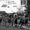 Crown of Thoroughbred Races   The track is also noted as the home for the match race in which Seabiscuit beat War Admiral in the second Pimlico Special in 1938  before a crowd of 43 000  The Preakness Stakes and the Pimlico Special are run at a distance of 1 3 16 miles  The Pimlico track record for that distance is held by Farma Way  who set it while winning the Pimlico