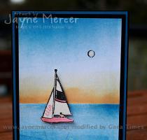 Live with passion This card was inspired by a photograph on Jessica Watson s blog  Jessica is attempting to sail around the world single handedly and if she does  she will be the youngest person to ever do