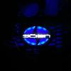 Saw this pretty cool little mod on a scion site somewhere http   i360 photobucket com albums o   etc emblem jpg Pretty much you dremel out the letterings on the scion and the background of it  Then you put a white led behind the scion lettering