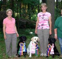 Grampian Viking Triple Crown Award Winners 2007 Robin  DaisyMae  Triple Crown Third Place  Mango  Triple Crown First Place  Gerrie Owren and Dazzle  Triple Crown Second Place