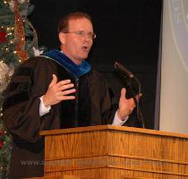 A call to transform lives Dr  John Adams  senior pastor of Easley First Baptist Church  delivered the baccalaureate sermon Dec  13 at Folger Fine Arts Auditorium on the Central campus of Southern Wesleyan University