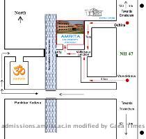 amount  you are required to collect the uniform cloth from the admissions office  For the Mechanical Workshop  you may buy the cloth from the store in the Ashram  ROUTE MAP