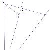 Orthocenter  K     the common intersection of the three lines containing the altitudes  An altitude is a perpendicular segment from a vertex to the line of the opposite side