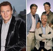 GETTY IMAGES  REX FEATURES Liam Neeson  left  is set to reprise George Peppard s role as Hannibal Smith  right centre  in the film adaptation of 1980s TV series The A Team