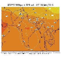  180H All these maps are from the Global Forecast System  GFS is an american weather model  this model is updated four times per day