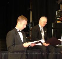 David Prepares for the CAPPIES  High School Acting Awards  with Delegate Bob Hull