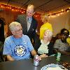 <p>Mark Critz  top  Democratic hopeful for the Congressional seat vacated by the death of long time congressman John Murtha  talks with Bill Lohr  left  and his wife Diana Lohr as he campaigns at the Union Social Hall in Johnstown  Pa   Friday  May 14  2010  < p>