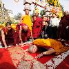 Roger Federer of Switzerland and Refael Nadal of Spain attend a photo event launching the ATP Qatar Exxon Mobile Open at the Souq Waqif in Doha  Qatar  Ian Walton Getty Images Jan  4  2010 The Dalai Lama prostrates at Mahabodhi temple in Bodh Gaya  India  Bodh Gaya is the town where Prince Siddhartha Gautama attained enlightenment after intense meditation and