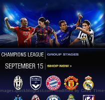 Champions League Soccer Gear from your favorite teams